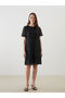 Crew Neck Lace Dress