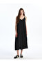 V-Neck Modal Blend Strap Dress - 2