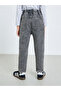 Kids Grey Acid Wash Jogger Jeans - 4