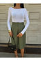 Women's High Waist Bermuda Shorts - 4