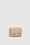 Coco Embroidery Detailed Zippered Women's Wallet Beige - 4