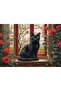 1000 Piece Black Cat in Front of the Window Puzzle - 41202 - 3