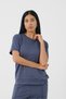 Smoked Women's Modal Fabric Relax Fit Double Set Short Sleeve Casual Set - 5