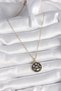 316L Steel Gold Color Black Luck Necklace 5886 - Stainless and High-Quality Everyday Jewelry - 2