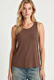 3-Pack Sleeveless Viscose Blouse Lrn0051 Black Brown Ecru - 5