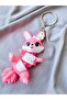 Cute Pink Rabbit Keychain – 3D Printed Figure Keychain (8 cm) - 4