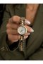 Women's Wristwatch Gold Silver Two Color Honeycomb Band Dial Luxury Women's Watch - 4