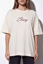 26Ytsh02027 Women's Print Embroidery Detailed T-Shirt