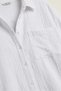 White Plus Size Wide Fit 100% Cotton Muslin Fabric Women's Shirt Tunic - Hajj and Umrah Compatible - 7