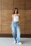 8186 Women's Baggy Baloon Jean Pants - 4