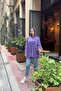 Women's Hooded Front Single Pocket Ethnic Cotton Sweater - 2