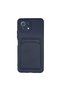 Mi 11 Case Kelvin Silicone with Business Card Holder - Navy Blue