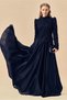 Pul Sequence Embroidered Skirted Dress Suit 50561