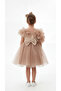 Ruffled Crowned Girl's Dress - 4