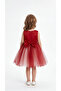 Glittery Tulle Floral Girl's Dress - 4