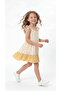 Flower Patterned Girl's Dress - 3