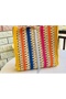 Megahan Boutique Paper Rope Colorful Hand-Rolled Summer Beach Bag, Color Striped Paper Rope Bohemian Shoulder Bag - 4