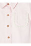 Pink gabardine girl's jacket from gulis clothing - 3