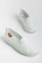 Genuine Leather Orthopedic Women's Casual Shoes White Laceless Transparent Sole