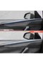 Door Trim Top Cover Fitting for Tesla Model Y Juniper 4 Pieces Glossy Carbon - 2