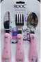 3 Piece Children's Fork Spoon Knife Set Stainless Steel-Mix Color - 4