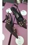 Women's Bowknot Studded Satin Shoes