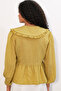 Women's Bebe Collar Shirt Blouse 993 - Mustard - 5