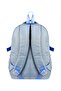 Licensed Twill Fabric Niss Model Blue School Backpack, Thermal Lunch Bag and Pen Holder - 7