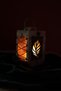 Square Himalayan Laser Cut Salt Lamp Wooden Cage Decorative Ambient Lamp - 7