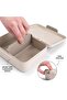 Lunch Box with Divider Celebration Sand - 3