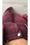 Plum Tencel Bomber Jacket-Pants Set - 5