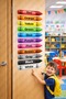 Color Number Wall Sticker for English Teachers - Window Door Sticker Decal Set for School Nursery - 2