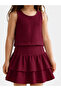 Girl's Wrinkled Textured Skirt and Top Set - 2