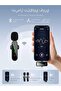 AASHZ Wireless Lavalier Microphone for Android/iPhone/Computer/Laptop, Wireless Mic for iPhone15 with Noise Reduction Chip, Mini Microphone for Recording Podcast YouTube, TikTok(Black) - 2