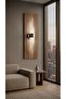 مصباح حائط LED من ماتريكس ميلودي - تصميم عصري وأنيق، هيكل فضي، إضاءة LED بيضاء - 6
