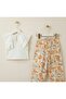 Girl's Pantsuit Set 2-5 Years Haki - 4