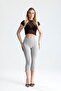 Coffee Lace Short Sleeve Crop - 4