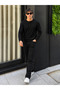 Men's Cotton Premium Comfort Black Baggy Trousers - 3