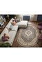Sdt Fish Theme Patterned Modern Woven Base Decorative Carpet Mosso3403 - 2
