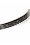 Unisex Gold Ayetel Kürsi Prayer Calligraphy Written Steel Handcuff Bracelet - 2