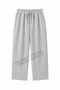 4 Pieces Unisex Regular Pipe Leg Gray Color Sweatpants - 7