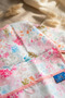 Flora Patterned Liquid-Proof Long Sleeve Baby Food and Activity Bib - Stain-Resistant with Pocket Detail - Premium - 4
