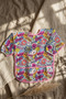 Pop-Art Patterned Liquid-Proof Long Sleeve Food and Activity Bib - Blw Compatible Stain-Proof Protector 6 - 4