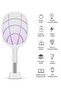 Multi-Functional Electric Bug Zapper Racket – Mosquito and Fruit Fly Swatter, USB Rechargeable - 4