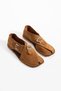 Cooper Genuine Leather Suede Women's Sandals with Buckle, Casual Comfortable Shoes - Babet - 5