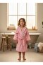 100% Cotton Muslin Children's Bathrobe Hooded Bath and Beach Towel - 6