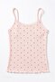 Women's Single 100% Cotton Pajama Set Floral Patterned Rope Strap Ribbed Athlete Shorts Boxer Summer Wear (3712) - 2