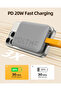 Hypercore 10K Sling – Ultra-Compact 10,000mAh Power Bank with Built-in USB-C Cable & 22.5W Fast Charging - Gray - 2