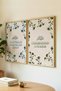 Kâfirun and Felak Surah Written Double Wooden Table Sign - Natural Wood Framed Home and Business Sign
