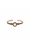 Yellow Selenite Vintage Women's Copper Bracelet for Aries, Libra and Crab Zodiac Signs - 2